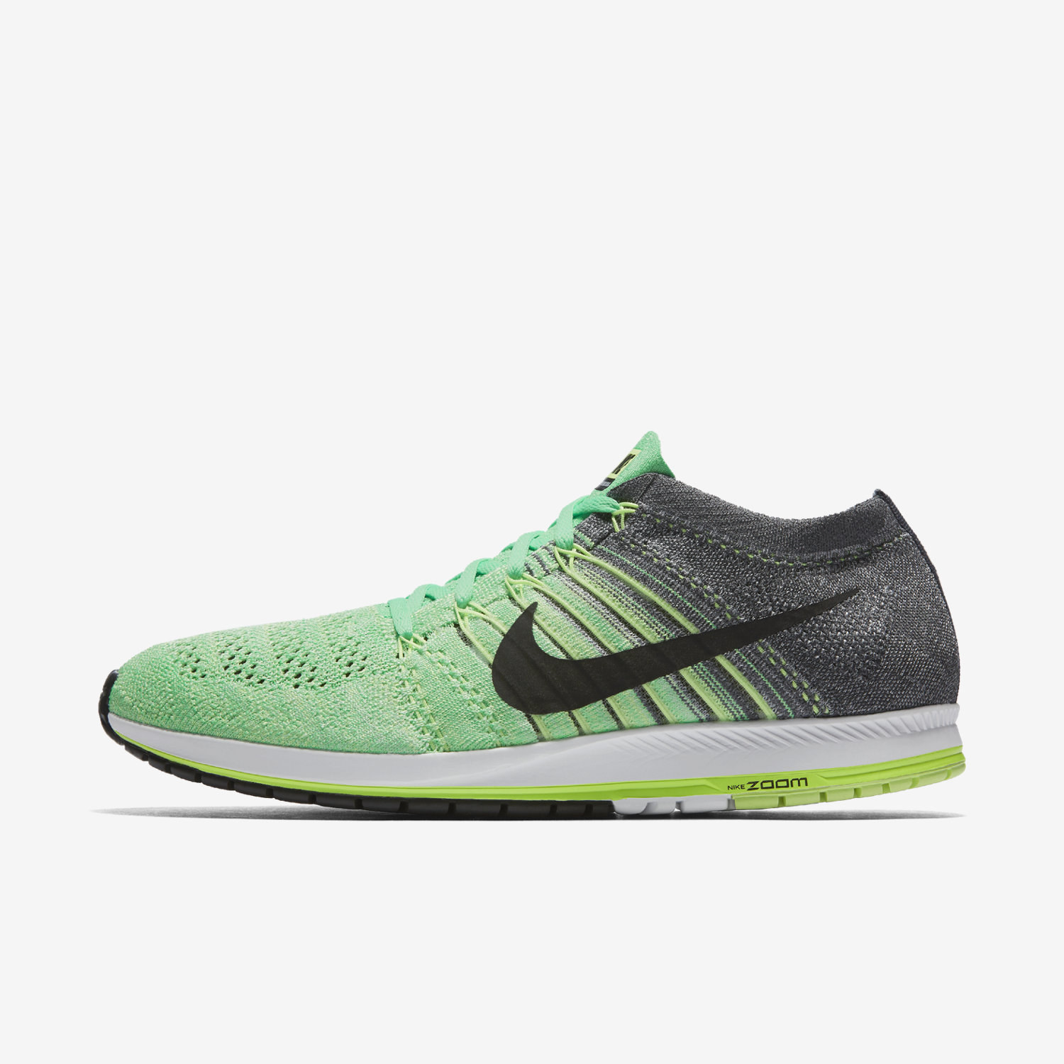 αθλητικα για τρεξιμο γυναικεια Nike Zoom Flyknit Streak πρασινο/βαθυ γκρι/πρασινο/μαυρα 17289428FC